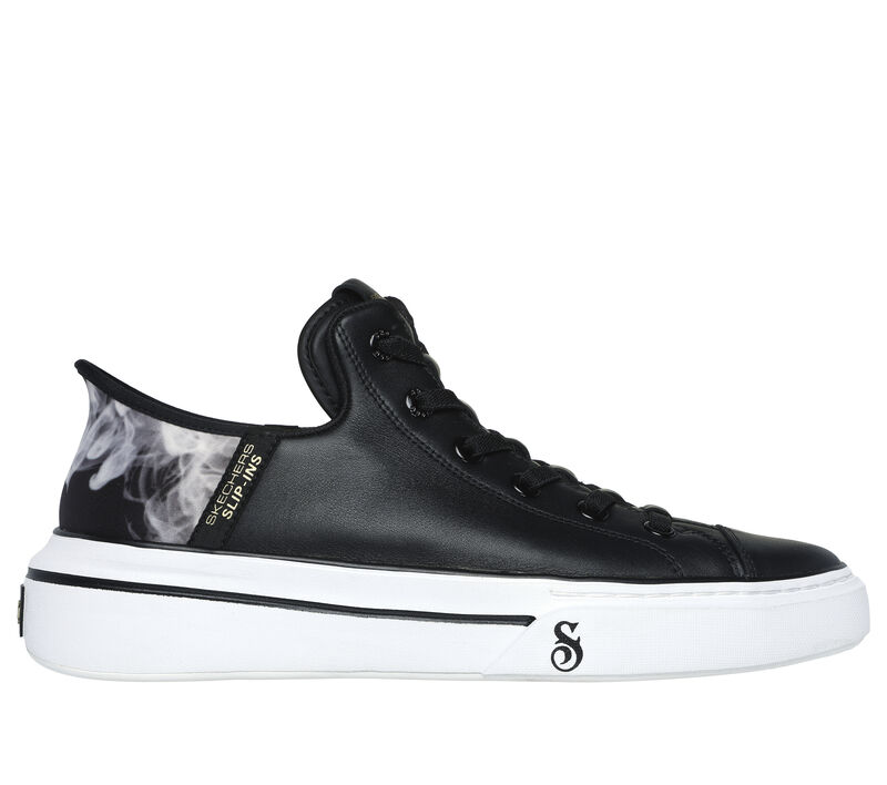 Premium Leather Skechers Slip-ins: Snoop One - OG, PRETO / BRANCO, largeimage number 0