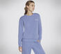 SKECH-SWEATS Signature Pullover Crew, ROXO / PRATEADO, large image number 0