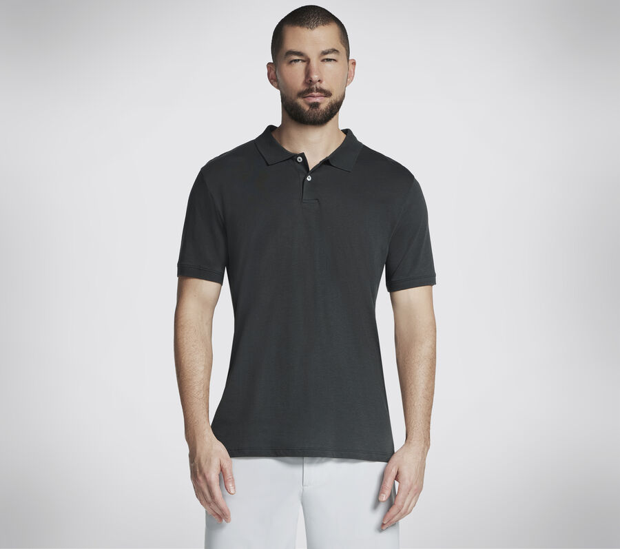 GO DRI Pima Signature Polo, CASTANHO, largeimage number 0