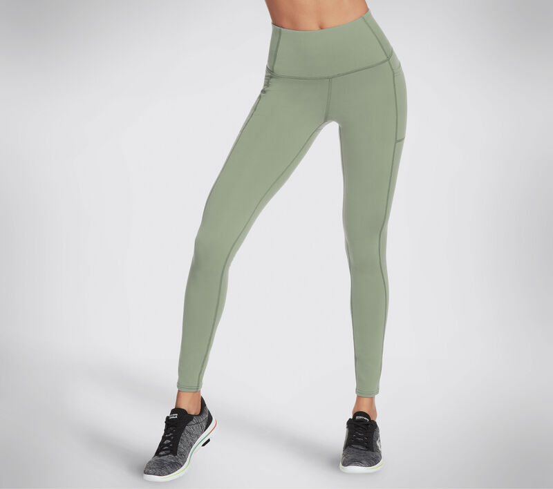 Skechers GO WALK HW Legging, VERDE CLARO, largeimage number 0