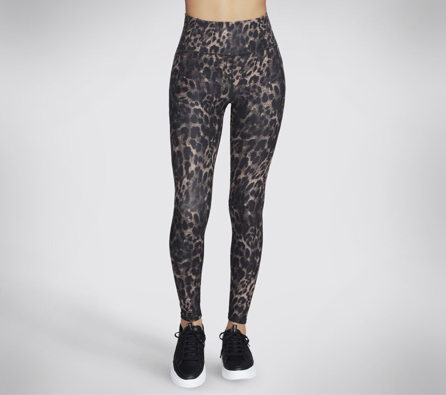 Diamond Brushed Cheetah High Waisted Legging, NATURAL / TAUPE, largeimage number 0