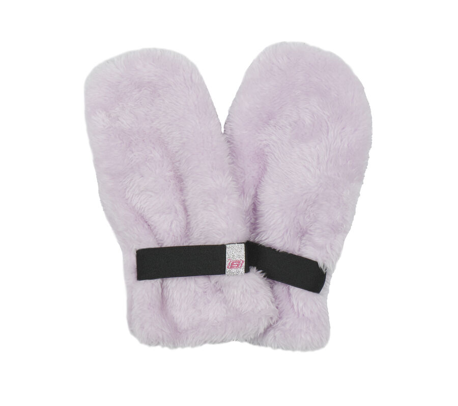 Faux Fur Mittens - 1 Pack, ROXO, largeimage number 0