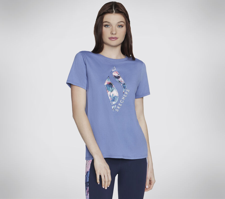 Summer Rose Tee, ROXO / PRATEADO, largeimage number 0