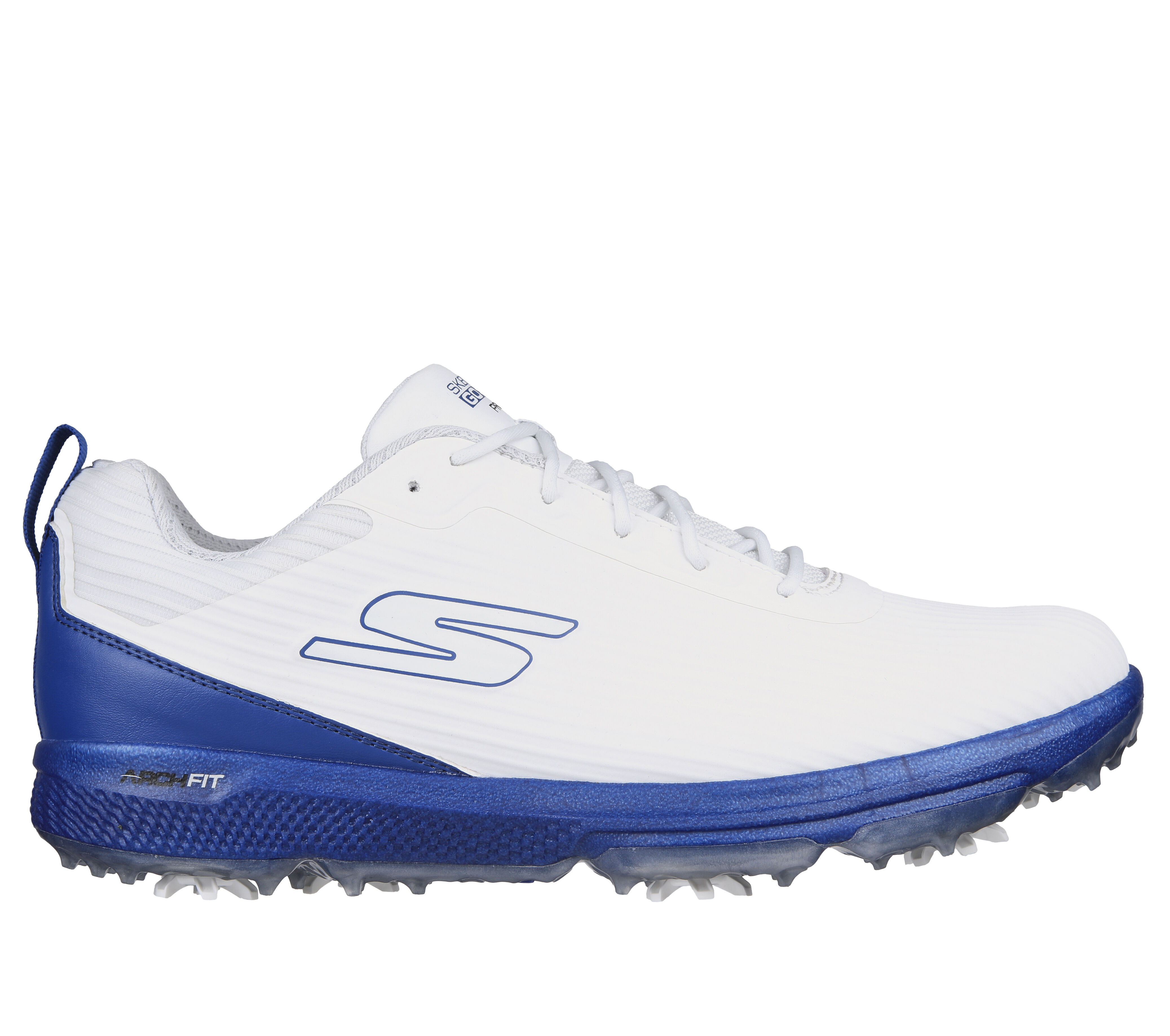 White skechers clearance golf shoes