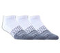 3 Pack Diamond Arch Socks, BRANCO / PRETO, large image number 0