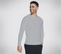 GO DRI All Day Long Sleeve Tee, CINZENTO CLARO, large image number 2