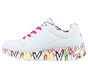 Skechers x JGoldcrown: Uno Lite - Lovely Luv, BRANCO / MULTICOR, large image number 3