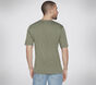 GOKNIT Pique Short Sleeve Henley, CINZENTO CLARO / VERDE, large image number 1