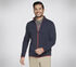 The Hoodless Hoodie Ottoman Jacket, CARVÃO / NAVY, swatch