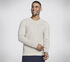 GO KNIT Waffle Henley, CASTANHO / BRANCO, swatch