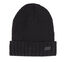 Mixed Rib Knit Beanie, PRETO, swatch