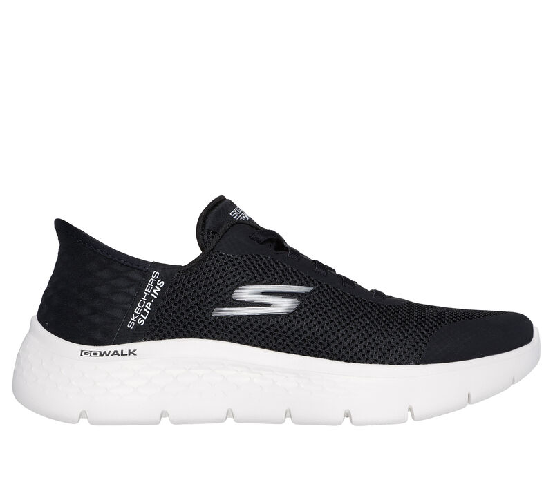 Skechers Slip-ins: GO WALK Flex - Grand Entry, PRETO / BRANCO, largeimage number 0