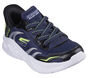 Skechers Slip-ins: Meteor-Lights - Brisk-Beams, NAVY / PRETO, large image number 4