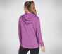 Skechers GOwalk Harmony Stripe Hoodie, ROXO / ROSA CHOQUE, large image number 1