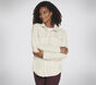 Sherpa Shacket, CARMIN / BRANCO, large image number 3