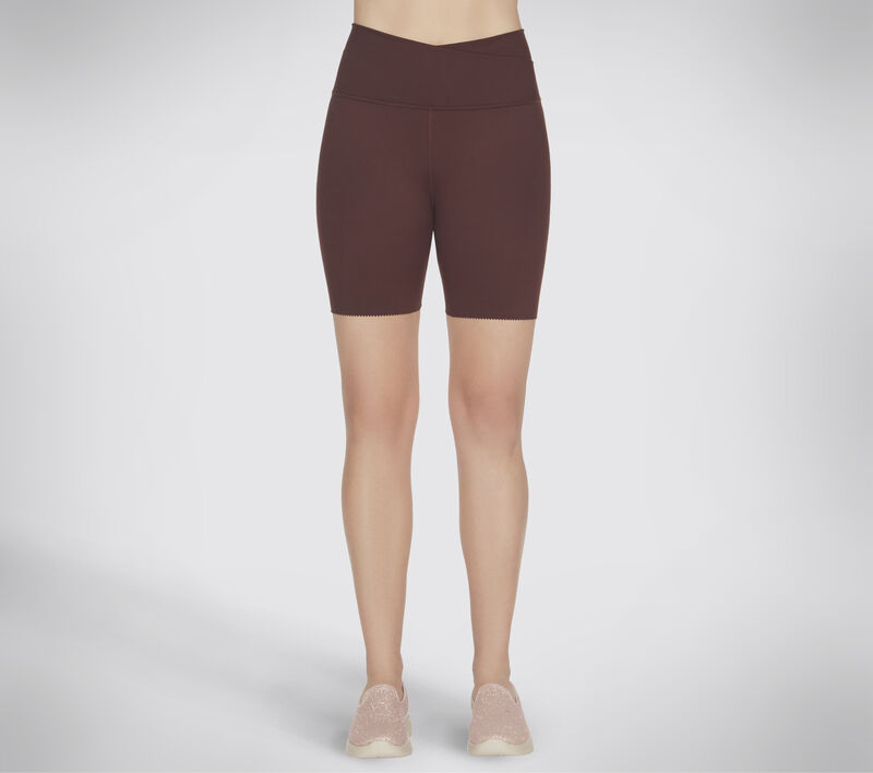 GO SCULPT 6 Inch Bike Short, BURGUNDY / BROWN, largeimage number 0