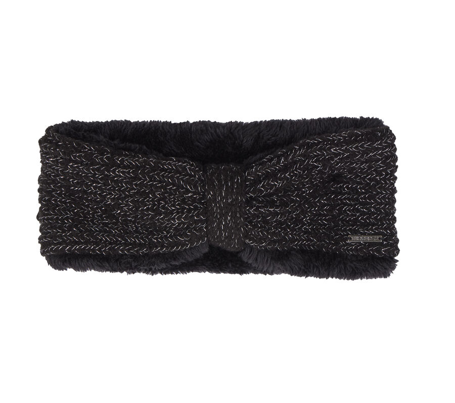 Metallic Yarn Winter Headwrap, PRETO, largeimage number 0