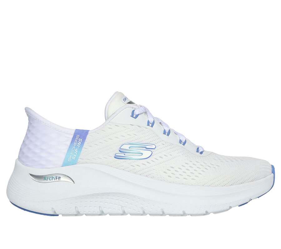 Skechers Slip-ins: Arch Fit 2.0 - Easy Chic, BRANCO / AZUL, largeimage number 0