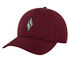 SKECHWEAVE Diamond Snapback Hat, DARK BROWN, swatch