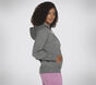 Skech-Sweats Shine Hoodie, CARVÃO / PRATEADO, large image number 2