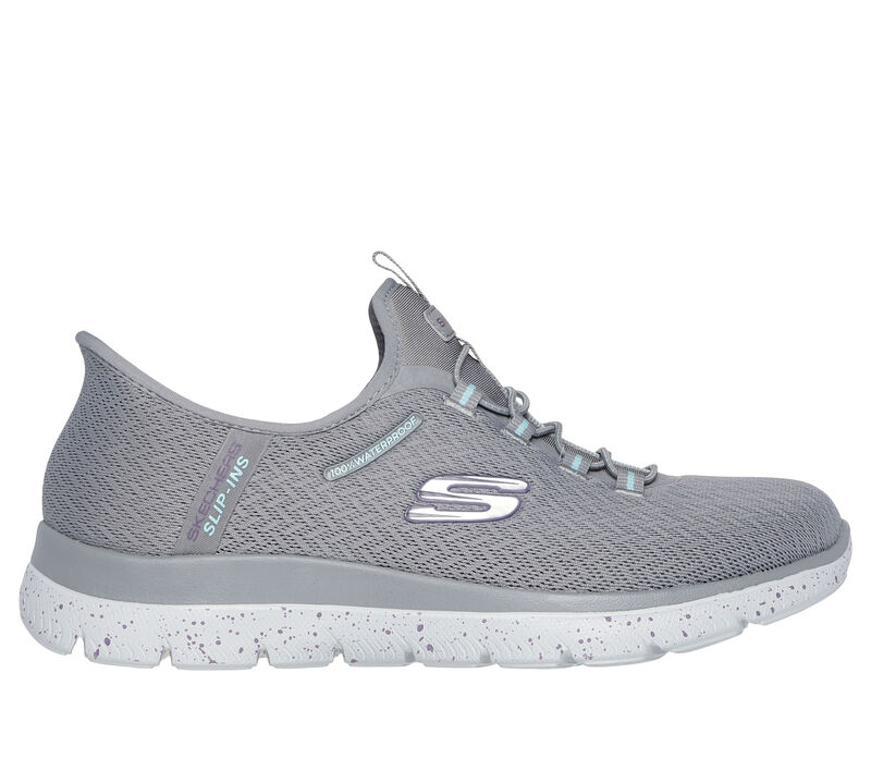 Skechers Slip-ins Waterproof: Summits - Best Choice, CINZENTO / AQUA, largeimage number 0