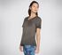 Diamond Wash Hatha V-Neck Pocket Tee, BLACK, swatch