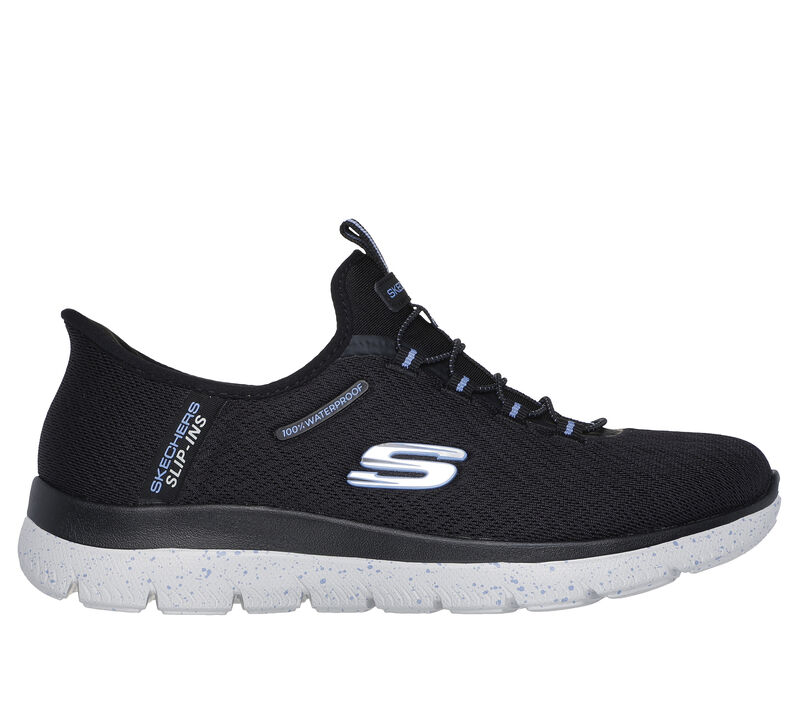 Skechers Slip-ins Waterproof: Summits - Best Choice, PRETO / AZUL CLARO, largeimage number 0