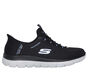 Skechers Slip-ins Waterproof: Summits - Best Choice, PRETO / AZUL CLARO, large image number 0