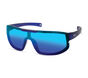 Matte Wrap Sunglasses, AZUL, large image number 0