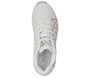 Skechers x JGoldcrown: Uno - Metallic Love, BRANCO / DOURADO, large image number 2