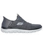 Skechers Slip-ins: Summits - Key Pace, CARVÃO / PRETO, large image number 0