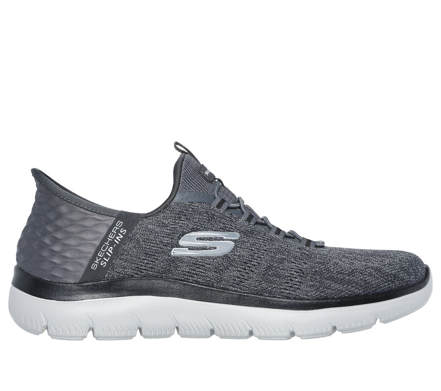 Skechers Slip-ins: Summits - Key Pace, CARVÃO / PRETO, largeimage number 0