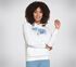 Skechers Rose Hoodie, WHITE, swatch