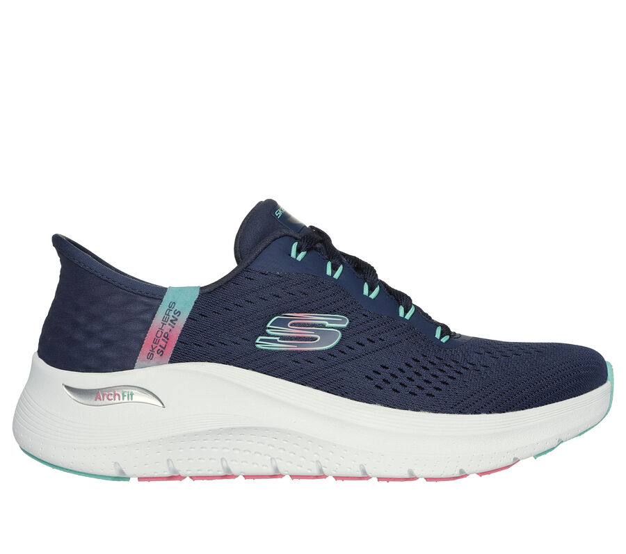 Skechers Slip-ins: Arch Fit 2.0 - Easy Chic, NAVY / TURQUESA, largeimage number 0
