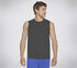 GO DRI Charge Muscle Tank, PRETO / CARVÃO, swatch