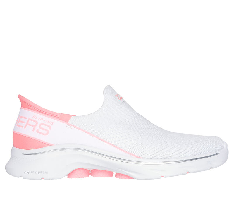 Skechers Slip-ins: GO WALK 7 - Mia, WHITE / PINK, largeimage number 0