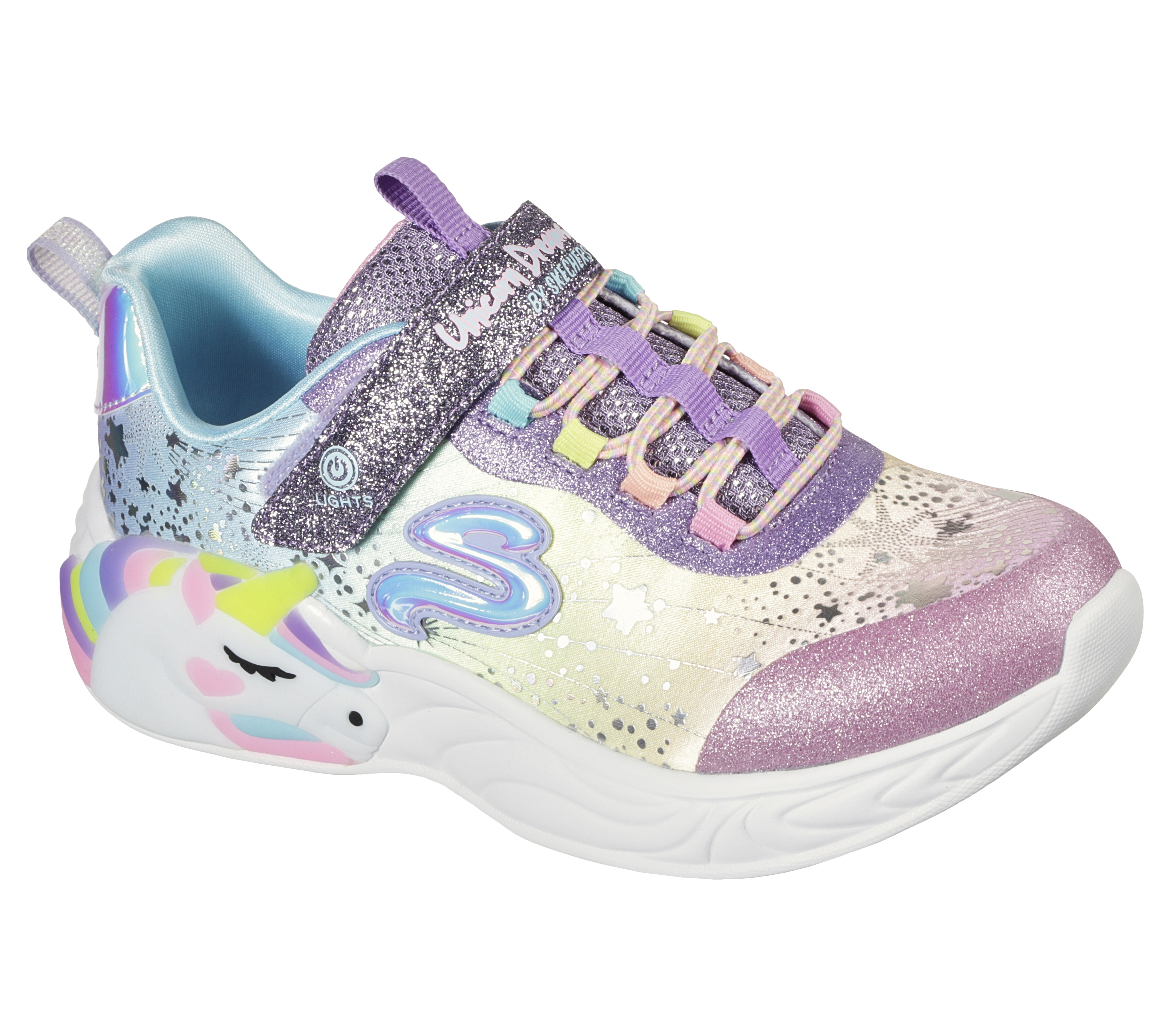 Skechers silver sales light up shoes